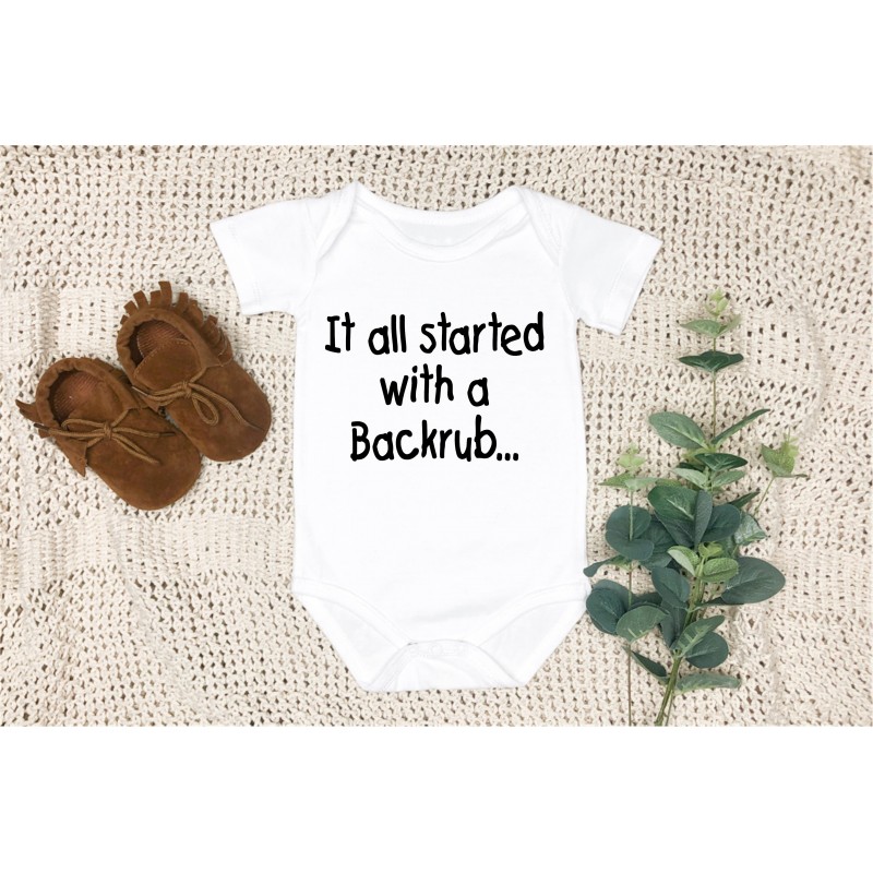 started with a backrub