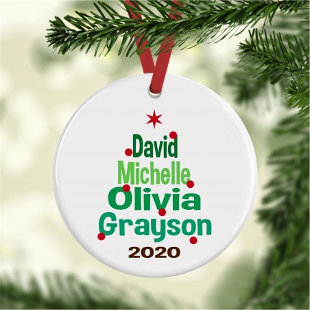 Christmas tree family